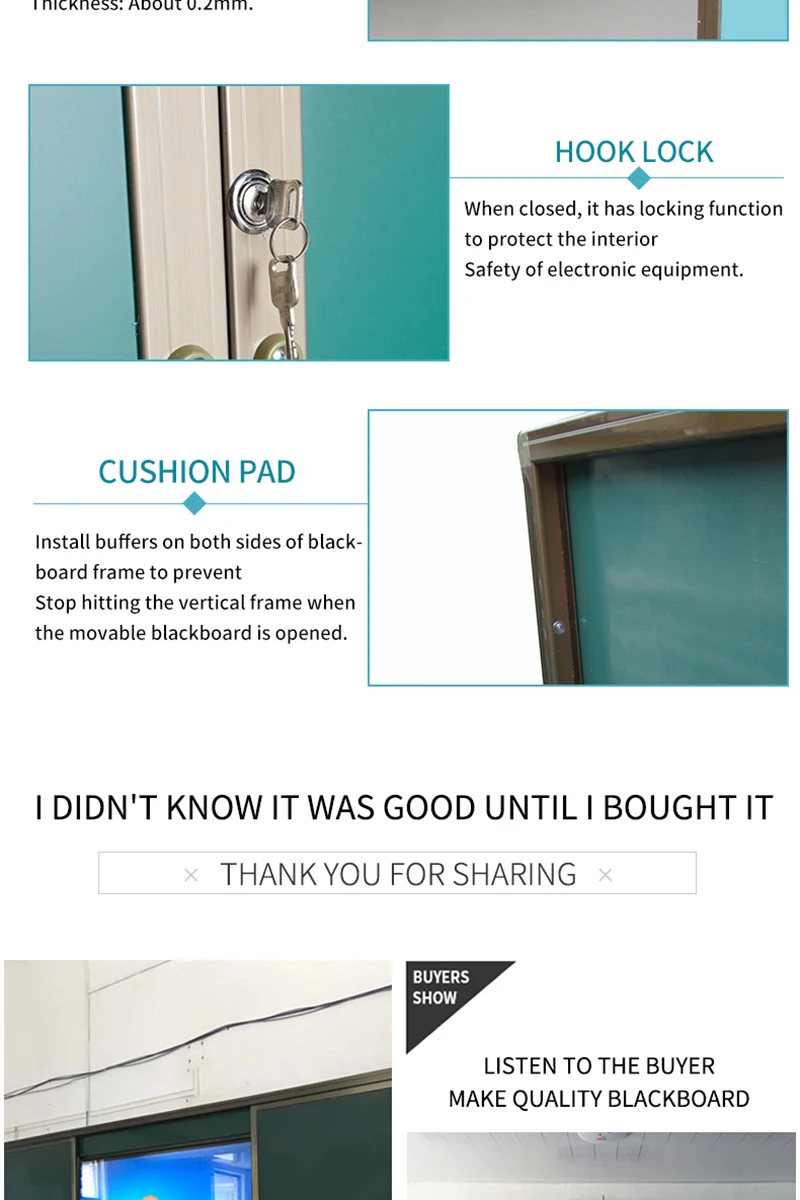 Chalkboard Of Blackboard With Standard Size Used In Classroom Buy