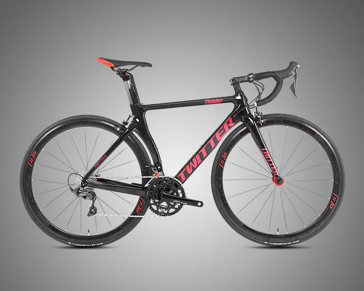 中国自行车厂 22 速 700c 碳 t800 框架 50毫米轮全碳纤维公路自行车