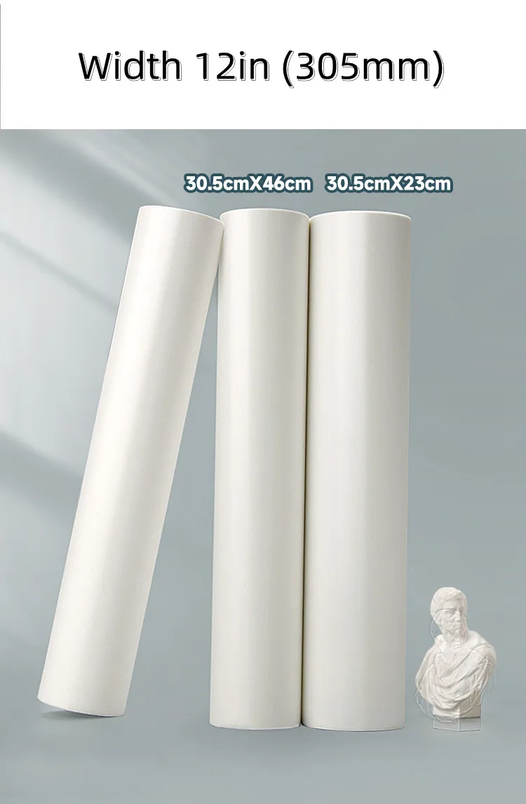 28g Sketch Paper Roll For Drawing 12in 23meters For Tracing Buy