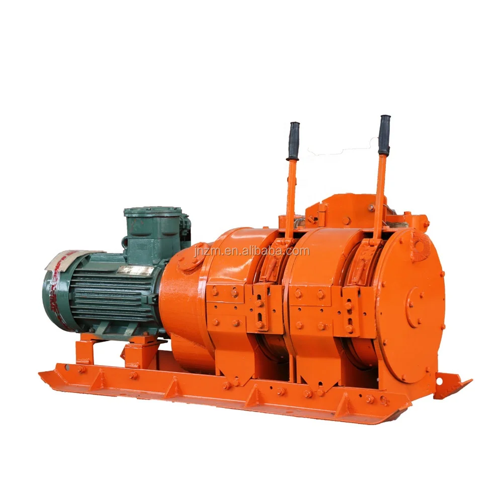 Scraper Bucket Equipped Slusher Mining Winch For Underground Coal Mine ...