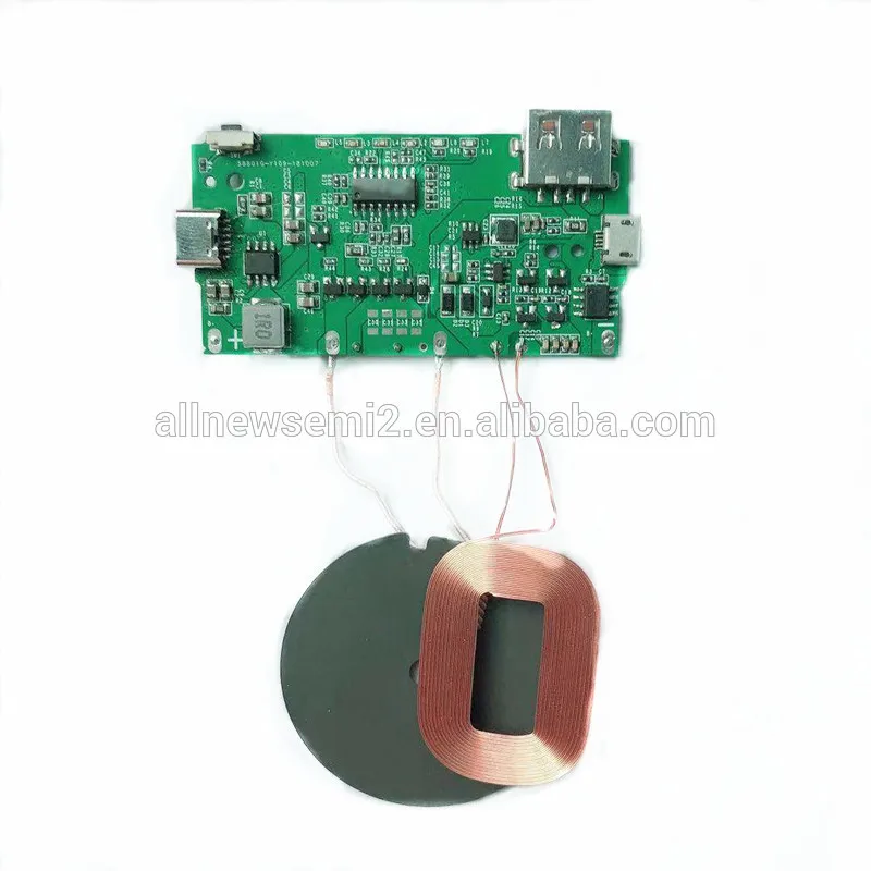 Custom   intelligent cooling fan solution fast charge 15W wireless charging module