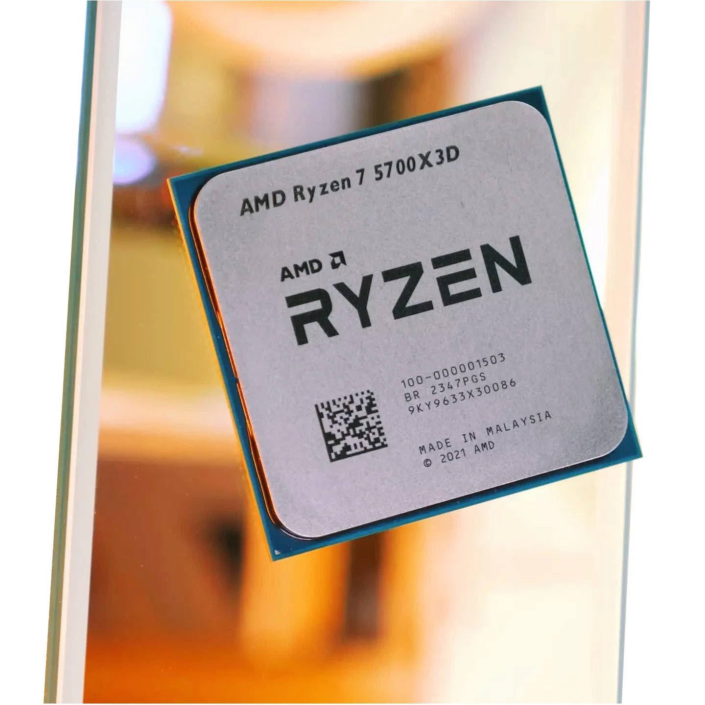 NEW CPU AMD Ry-zen 7 5700X3D Tray R7 5700X3D 3GHz 8Core 16Thread
