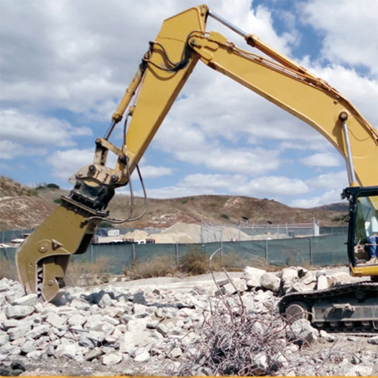 rts粉碎机碎石机混凝土破碎挖掘机附件碎石机