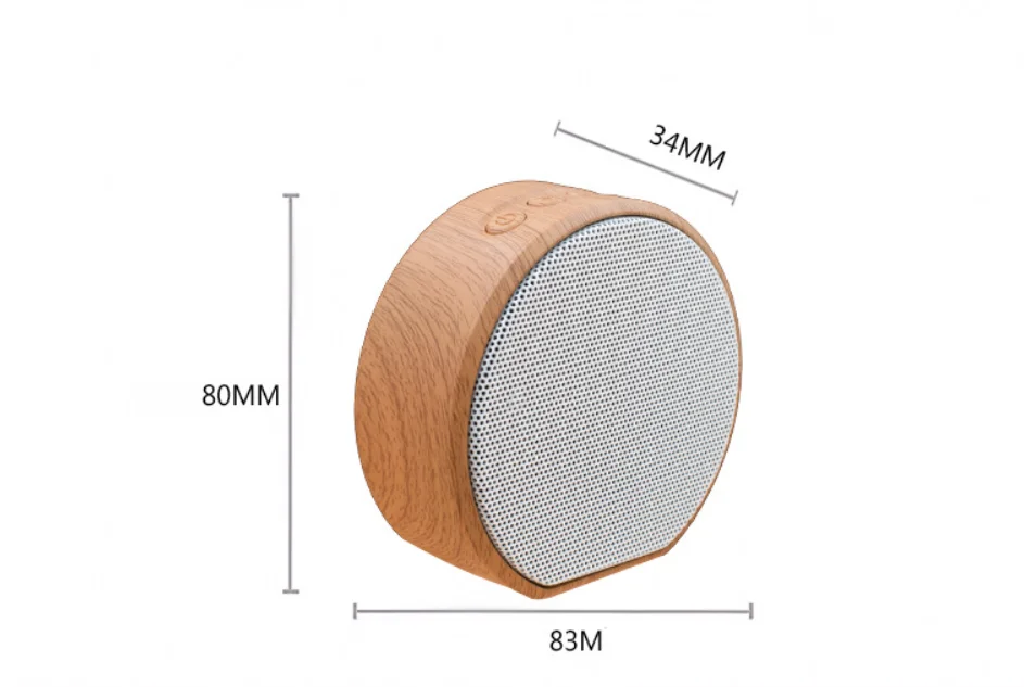 whosale new design mobile phone computer portable bluetooth wireless mini wood smart speaker - ANKUX.COM