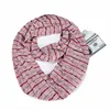 E495 2019 Women Winter Warm Infinity Loop Scarves Hidden Zipper Pockets Collar Foldable Pocket Scarf