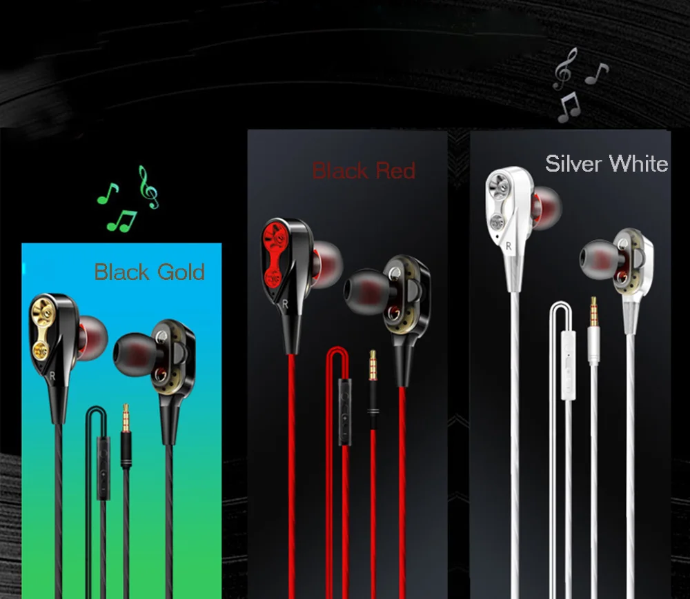 Wired Earphones Heavy Bass Earphone With Wire Low Price Earphones 3.5mm