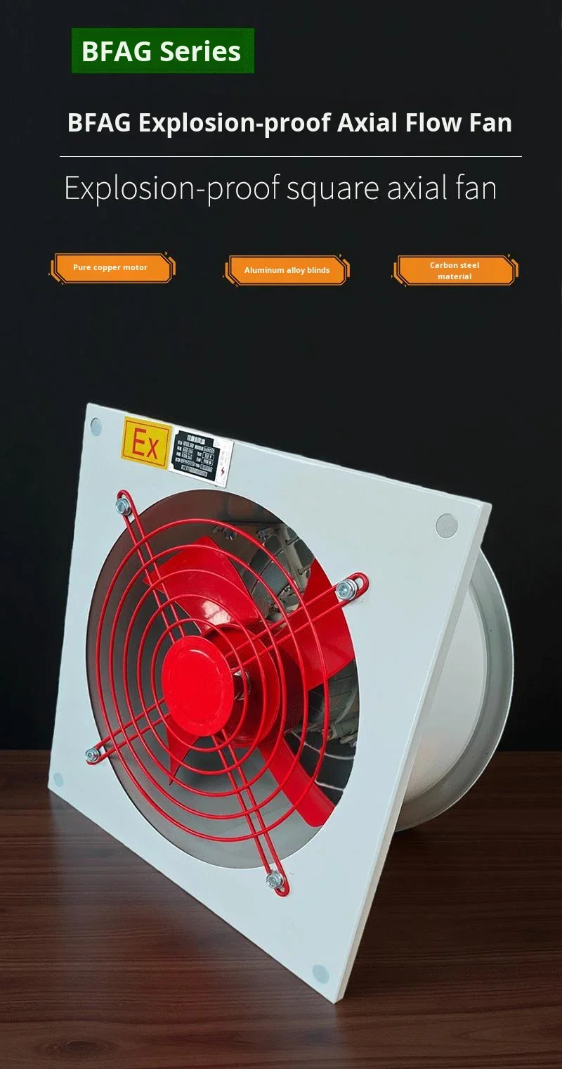 Axial Flow Exhaust Fan, Explosion-proof, 380V, Stainless - detail 2