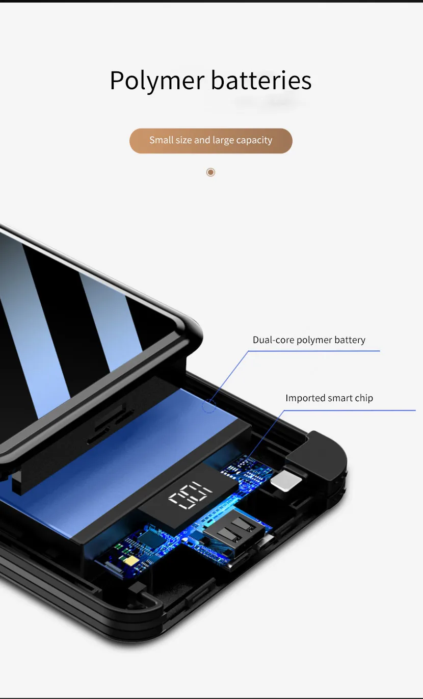 LAIMODA Powerbank Wireless 10000Mah Supply 20000Mah Mini Mi Mobile Charger Generator Portable Station Solar Power Bank - ANKUX.COM