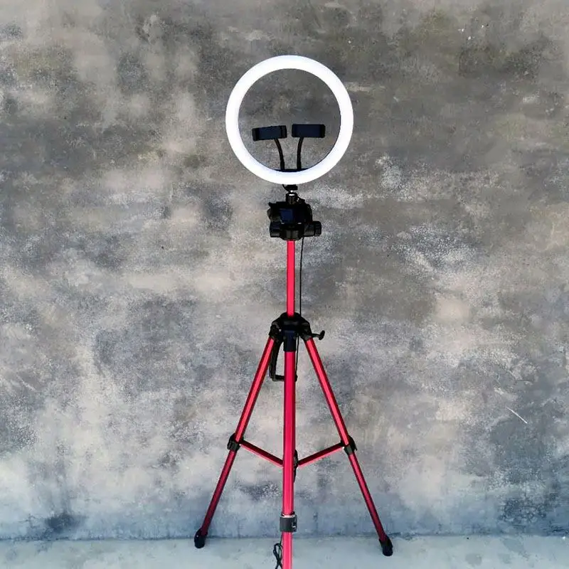 10 Inch Portable Professional Live Stream Selfie Tripod Makeup  Ring Light