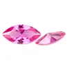 Best quality 2# 6x12mm marquise cut red corundum synthetic ruby