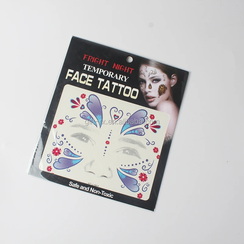 Friendly Face Temporary Face Tattoo Sticker,Face Tattoo - Buy Face ...