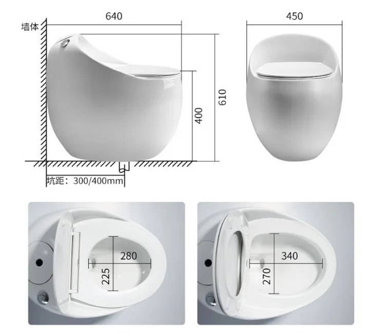 Amaze ceramic luxury new egg design one piece siphonic expensive toilet factory