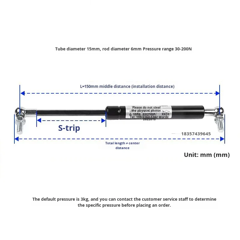 product gas spring d28 third generation grade 1000 series aluminum alloy lean pipeline rod connector connection part accessory auxiliary-18
