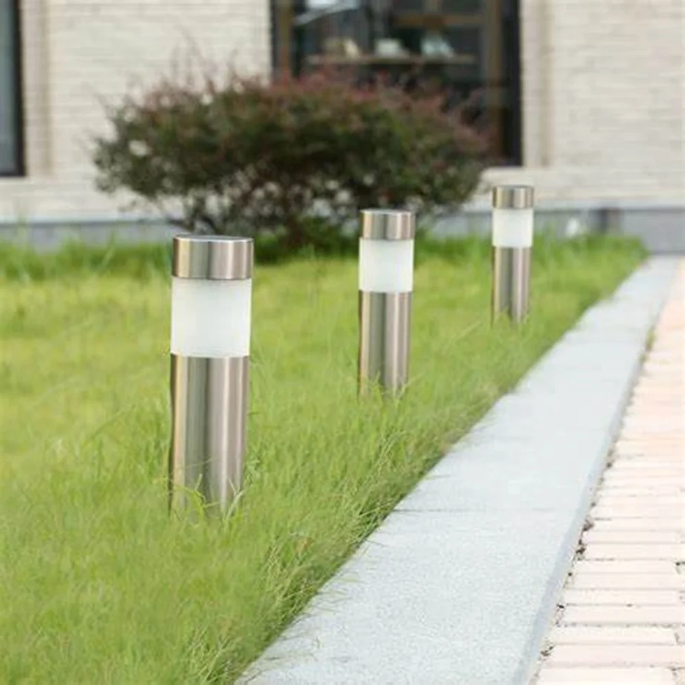 Easy To Install Decorative lights Large Column Solar Powered Light Post For Top Of Fence