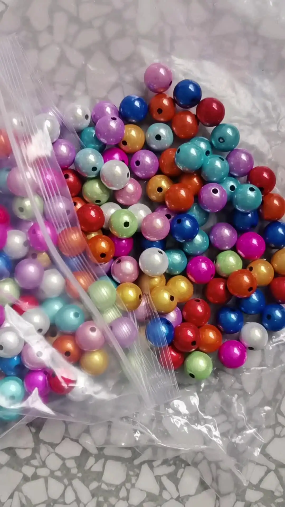 Acrylic Miracle Beads in Mixed Colors 4mm to 20mm 3D Illusion