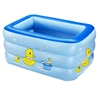 customized 3 layers rectangle folding portable pvc inflatable baby swimming pool