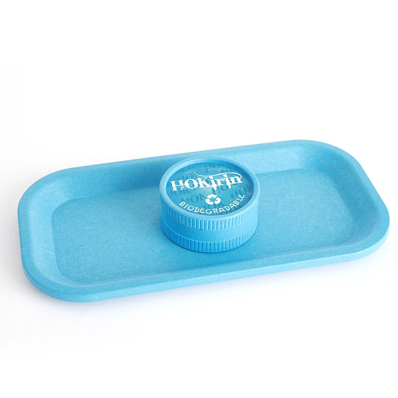 2021 Wholesale custom logo  biodegradable Environmentally friendly and healthy materials  rolling Trays and grinders