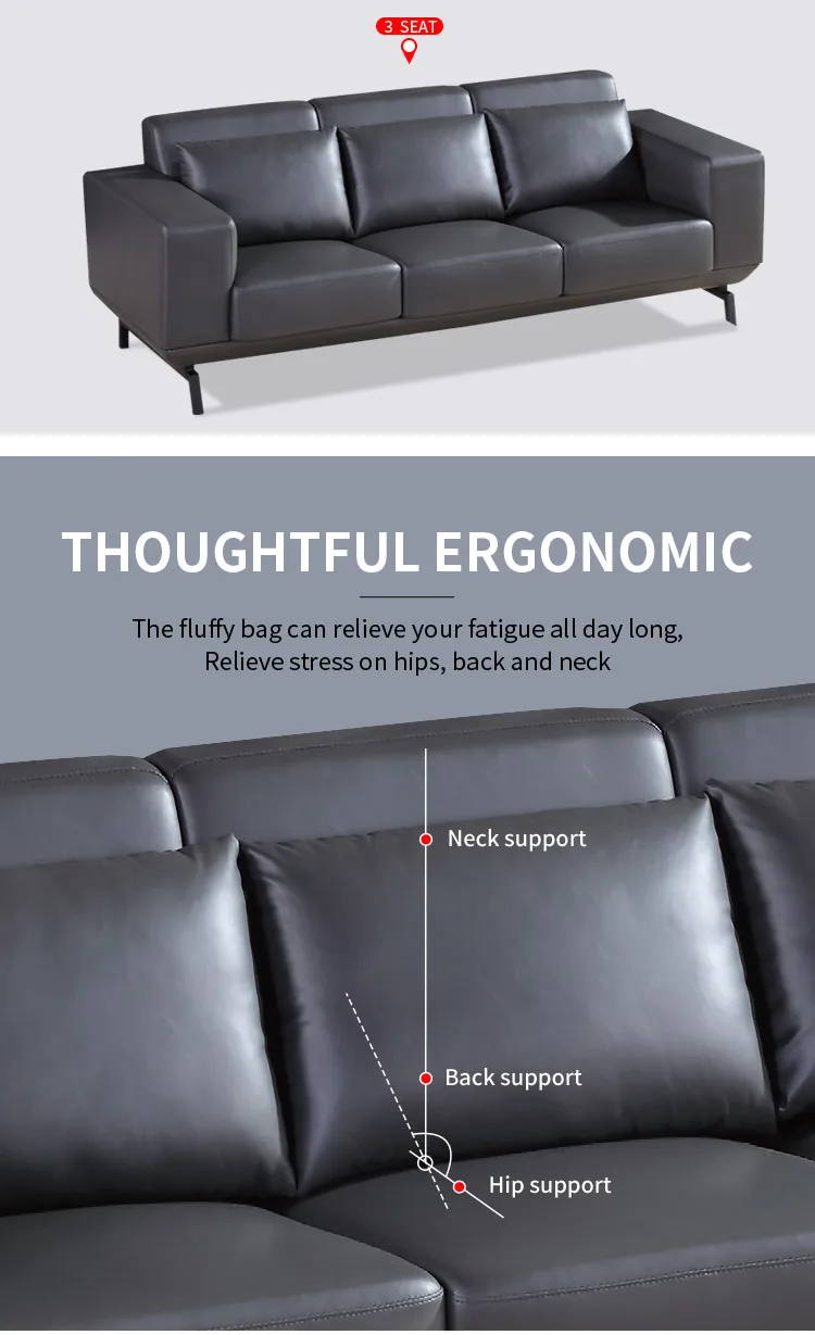 Pengpai 5 Seater Sofa Sets Chesterfield Sofas For Office