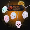 Halloween String Light Party Props Ghost Skeleton Led Garland Fairy Battery Light Halloween Decorations Lights Halloween Pumpkin