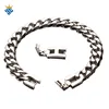 Hot selling silver stainless steel bracelets men jewelry