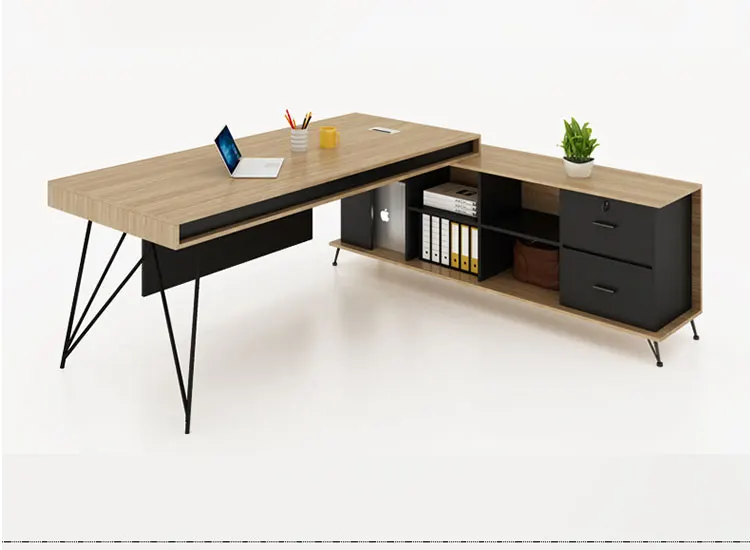 Simple Office Table Office Furniture Executive Table Wholesale Wooden