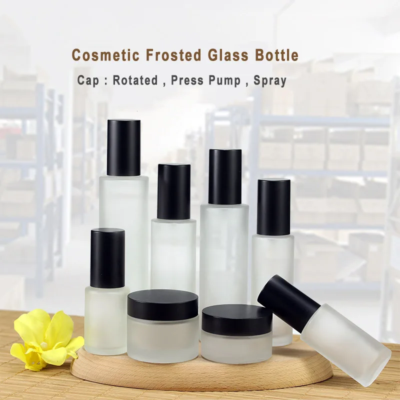 skin care bottle packing set