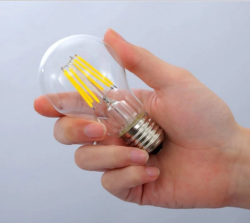 Incandescent lamp frosted filament incandescent bulb 60w 75w 100w