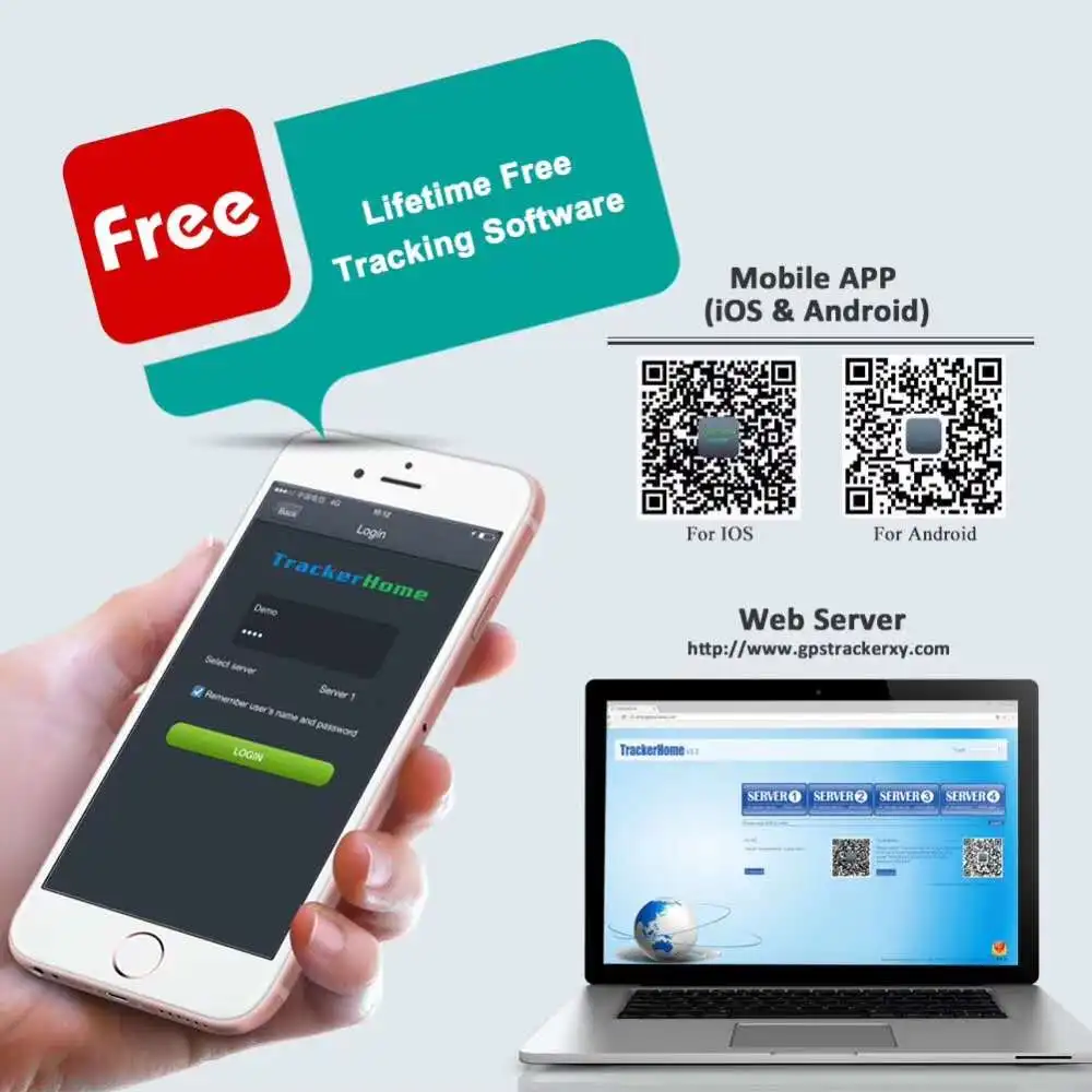 Real-Time GPS/GSM/GPRS  Tracker System With Android APP Waterproof Coban Vehicle GPS Tracker TK303F/303Gwith Remote Control