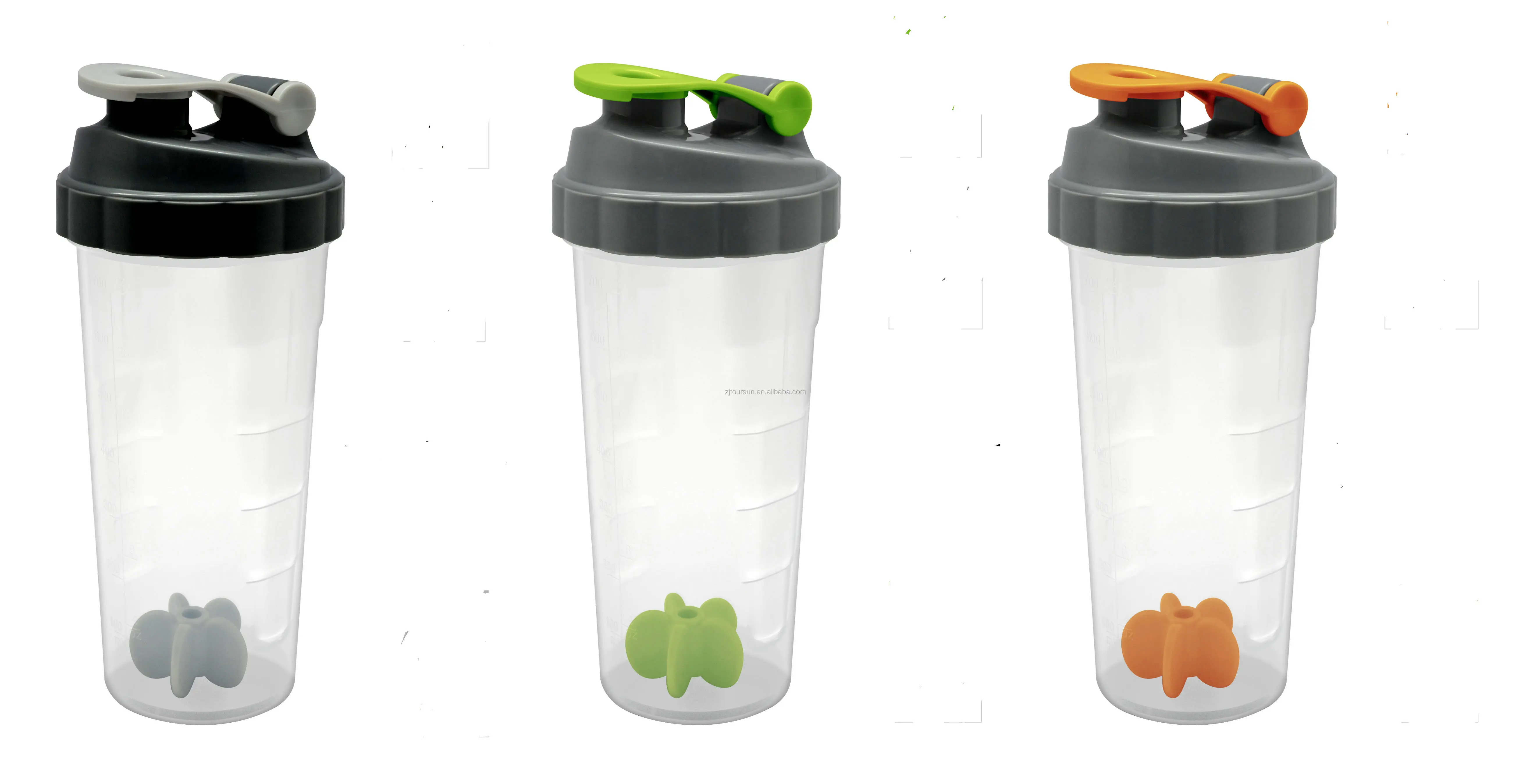 Wholesale 800ml Gym Plastic Shaker Water Bottle With Plastic Ball - Buy ...
