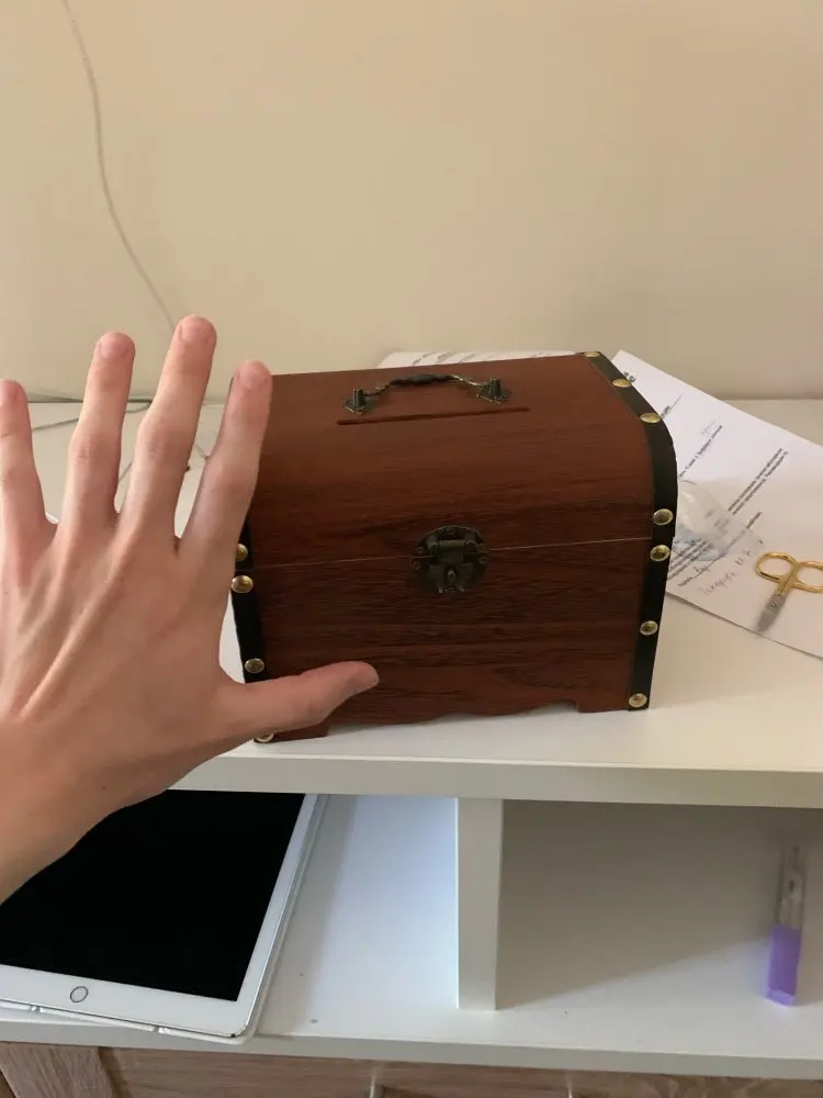 2020木制存钱罐安全钱箱储蓄木雕手工复古复古儿童现金硬币收纳盒礼品