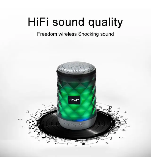 New product ideas 2020 trending products car outdoor sport portable wireless led light colorful mini boombox bluetooth speakers - ANKUX.COM
