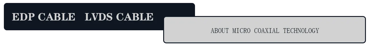 Custom 30 EDP 40 Pin I-PEX 20496-032-40 Ipex Lvds Edp Lcd 41pin Lvds Cable