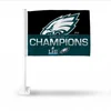 Custom PHILADELPHIA EAGLES SUPER BOWL LII 52 CHAMPIONS CAR WINDOW FLAG flags