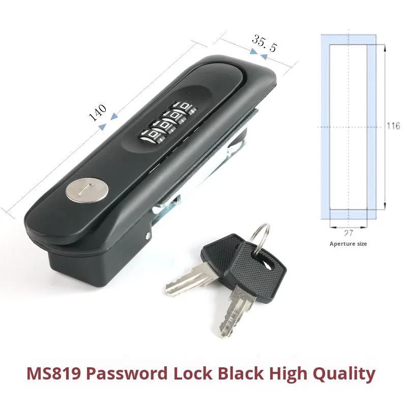 MS819 6000 Series Alloy Cabinet Password Lock for Telecom & Electric Vehicle Charging Pile with Cutting Service manufacture