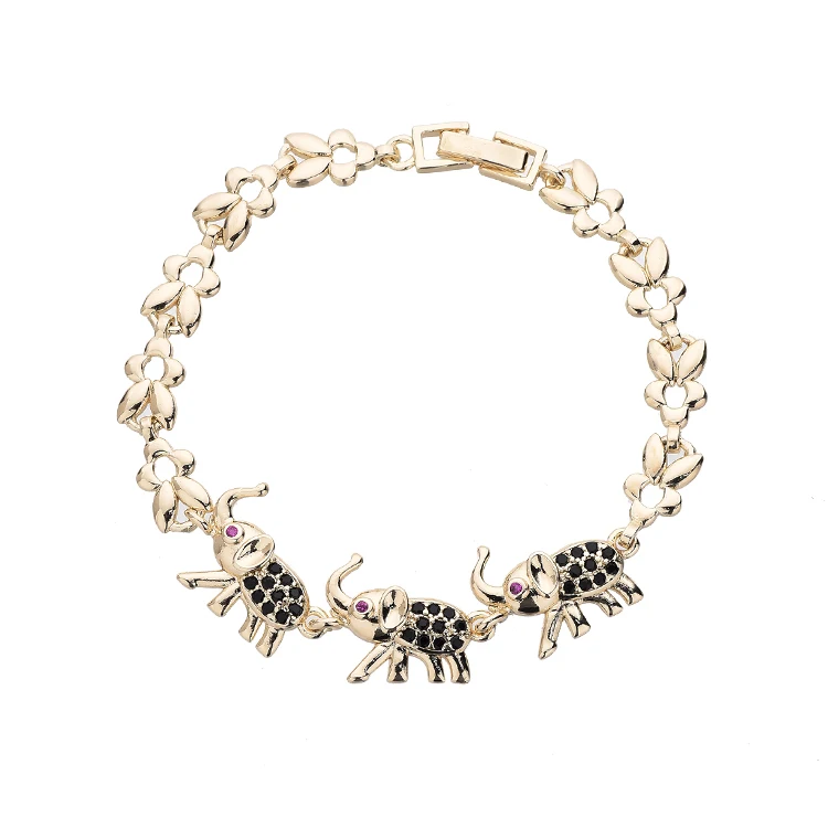 

elephant bracelet,12 Pieces, Gold