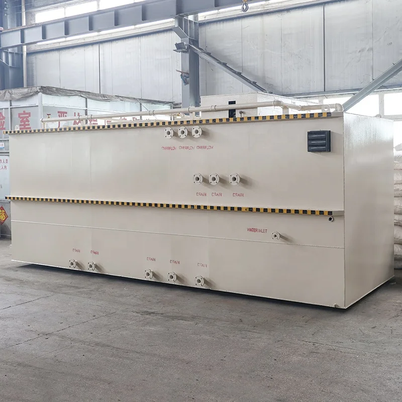 MBR Integrated Carbon Steel Sewage Treatment Equipment with Pressure Vessel 10000L/Hour Capacity for Water Treatment factory