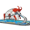 Cheap Factory Price sports outdoor playground spider equipment children climbing frame