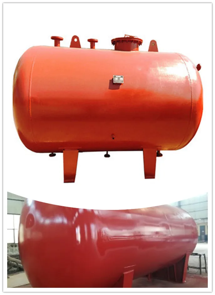 Stainless Steel Industrial Horizontal High Pressure Vessel Hydrogen Gas ...