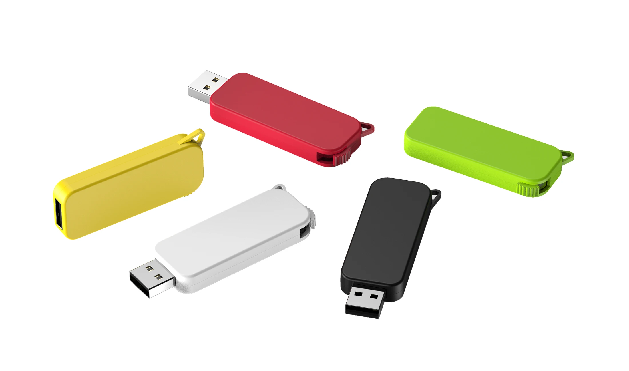 New Custom Logo Promotional Creative Retractable USB flash drive