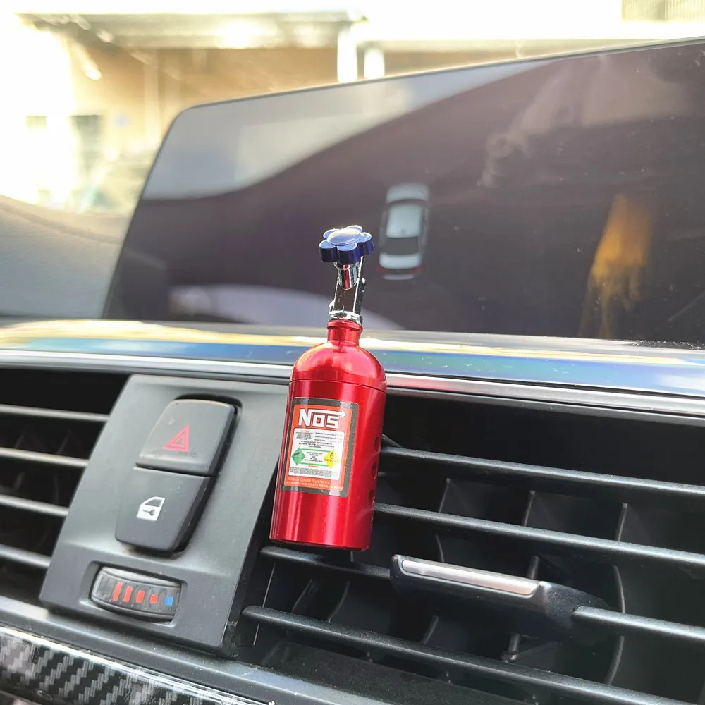Best-Selling Car Air Vent Decoration Metal for NOS Perfume Nitrogen Cylinder Fragrant Freshener for Cross-Border Comptibility