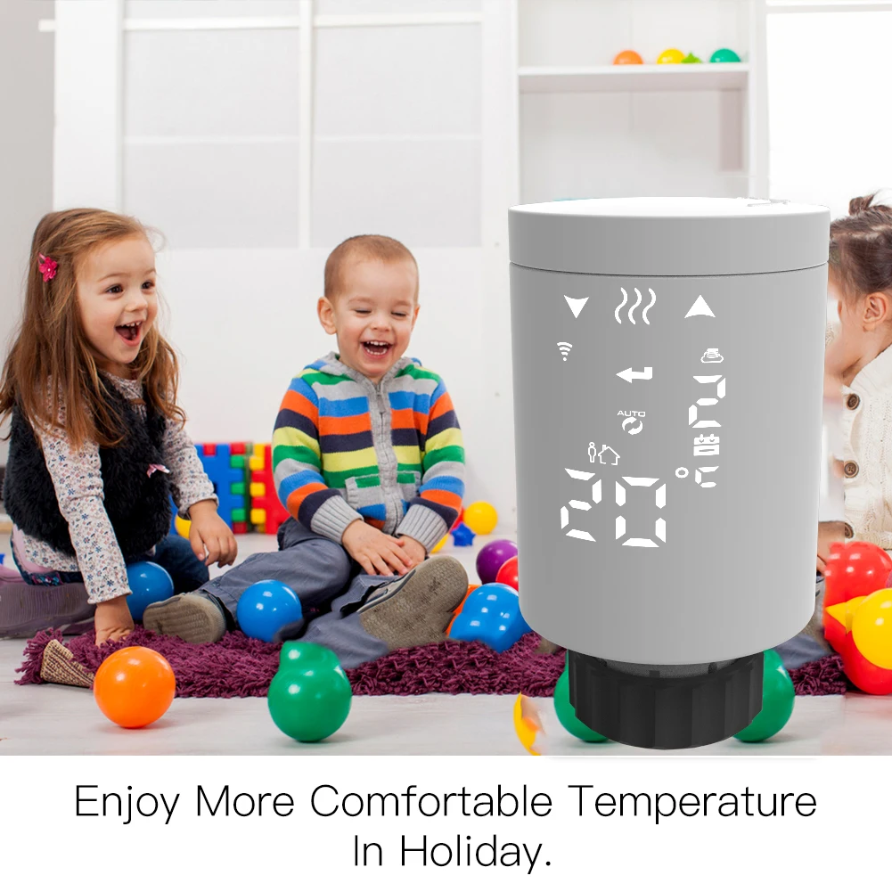 Tuya zigbee wireless wifi digital TRV radiator thermostat - ANKUX.COM