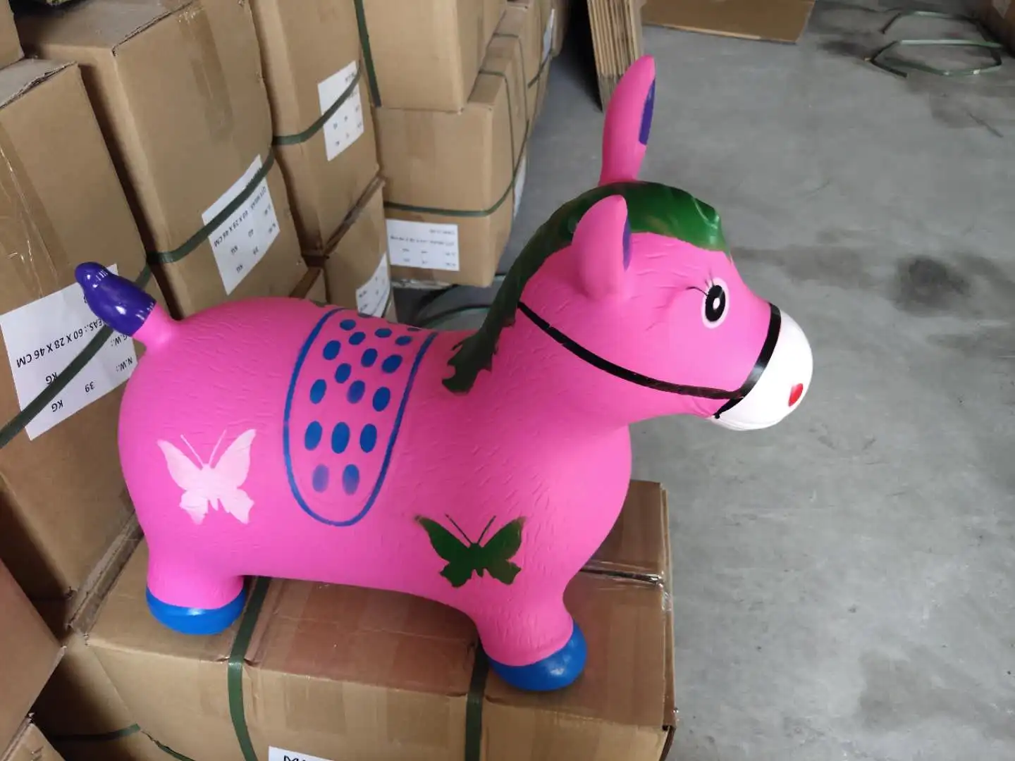 Wholesale Colorful Inflatable Jumping Horse Animal And Inflatable