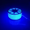 50M/roll Waterproof ip65 outdoor110v 220v strip 100m/roll led rope light blue color