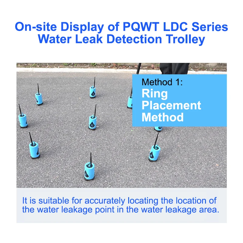 Pqwtldc Underground City Water Pipeline Leak Detection Trolley Multi