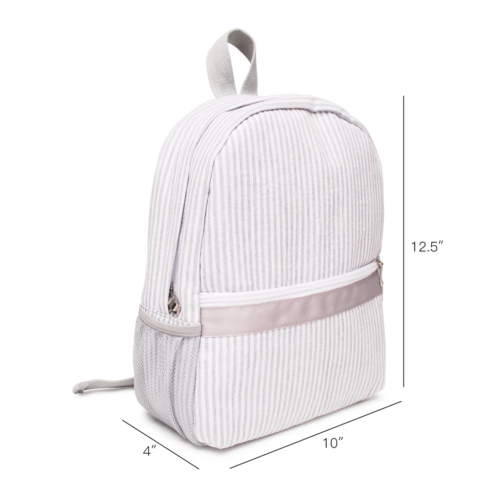 seersucker backpack blank