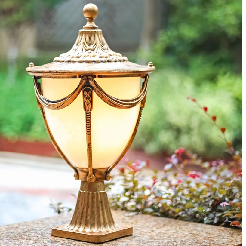 European Style Landscape Lamp Decoration Outdoor Lighting Garden Pillar Light