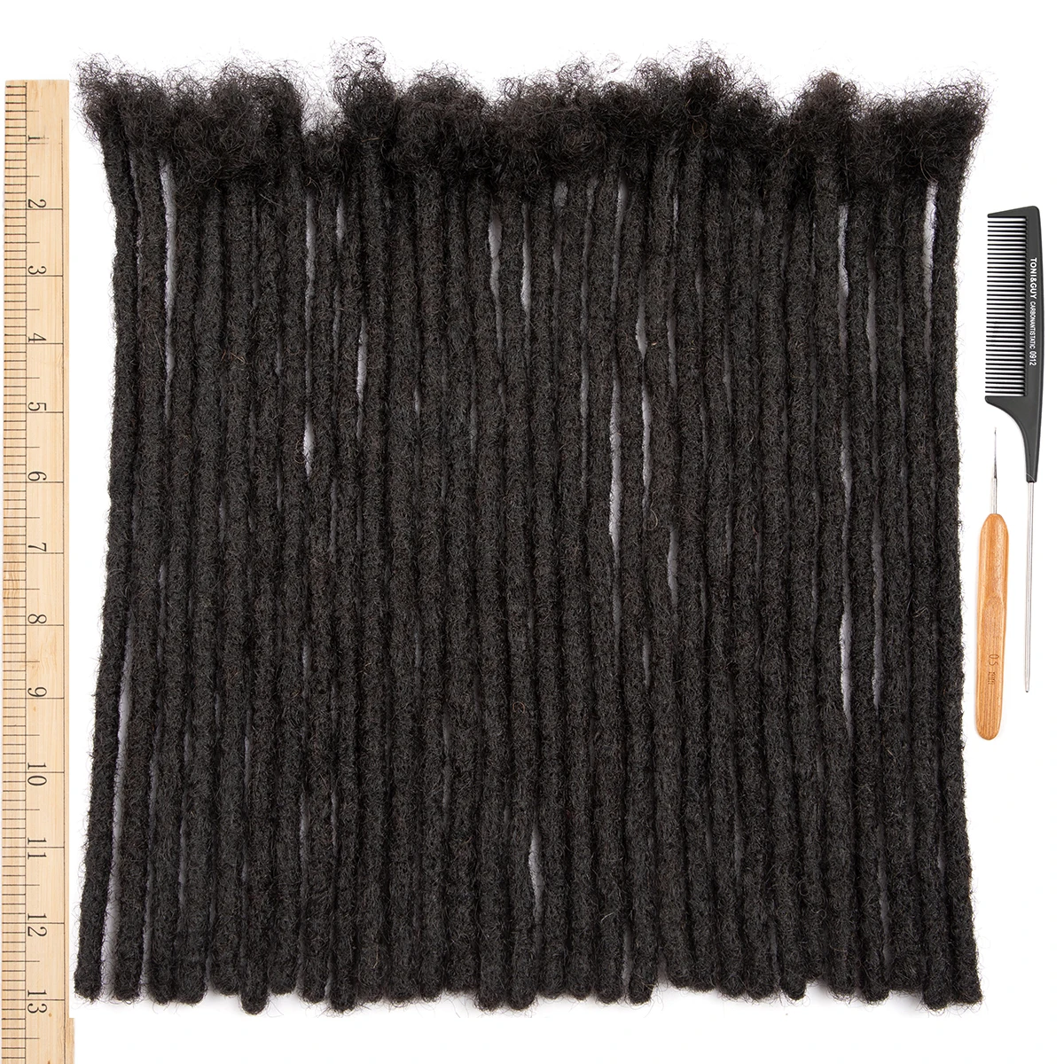 

Whole Human Dreadlock Extensions Vendors 0.8cm Dread locks Hair Free ample 100% Handmade Human Hair Dreadlock Extension,2 Pieces, Natural color