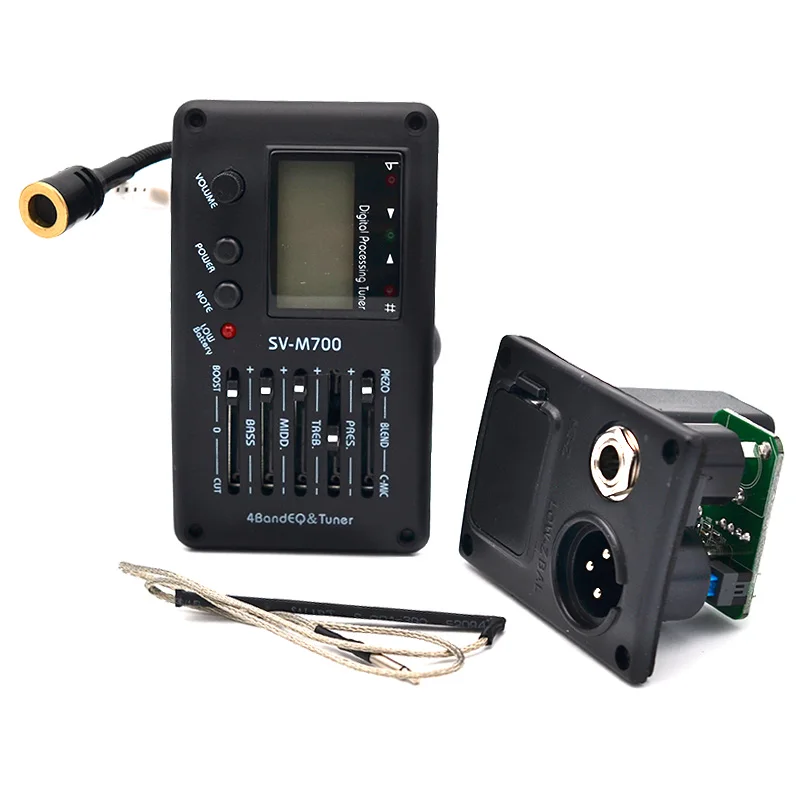 Svm700 Acoustic Guitar With Micro Phone And Digital Procedding Tuner