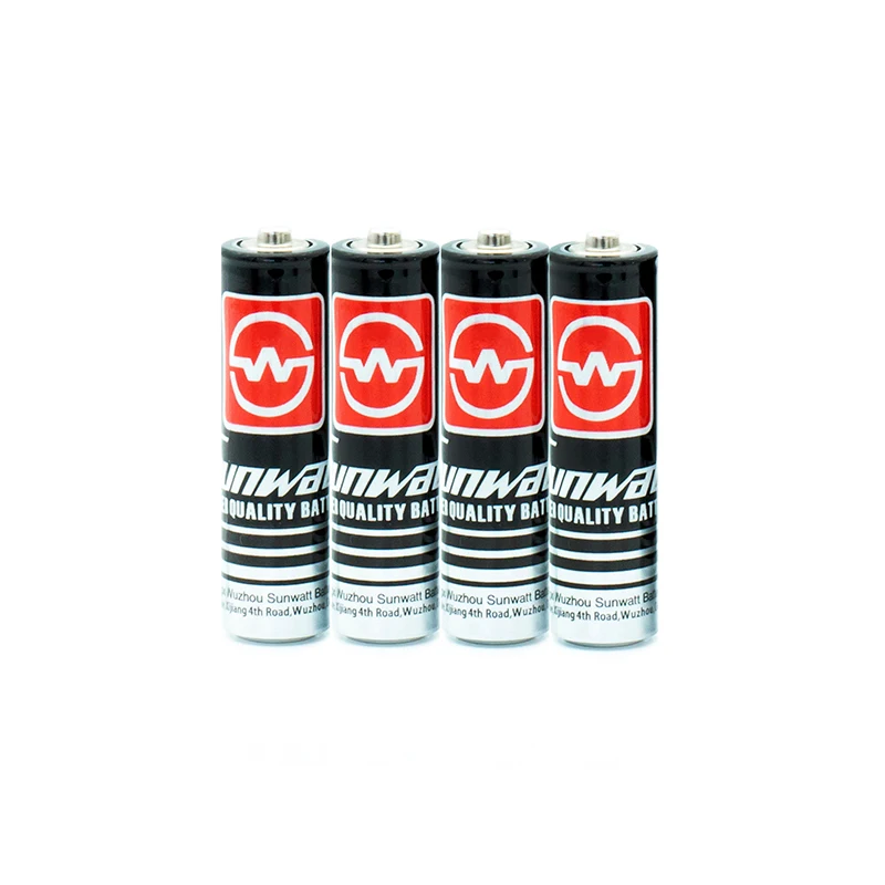 Sunwatt R6 Um3 Size Aa 1.5v Super High Quality Carbon Zinc Dry Cell Battery Buy Sunwatt