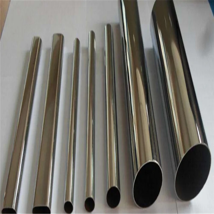 Chromed finish metal furniture round oval pipes for making chair
